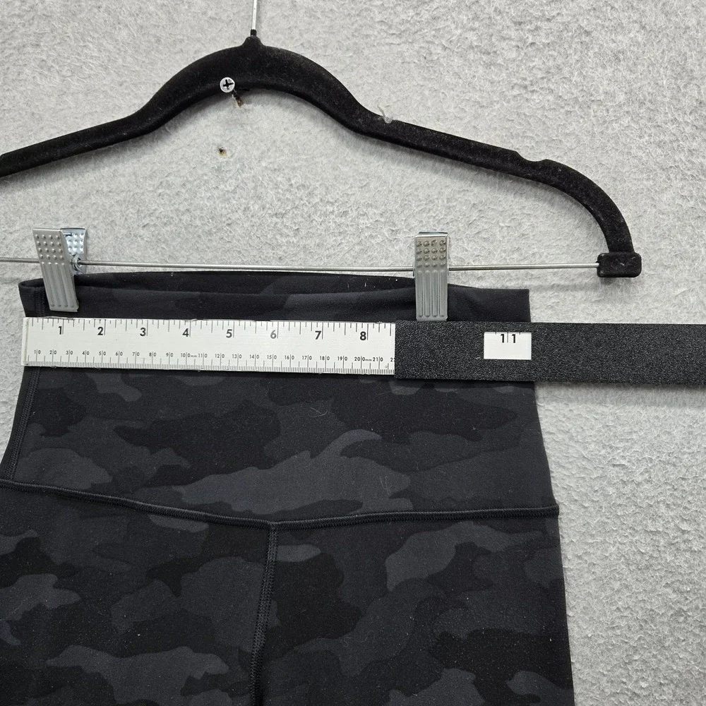 Lululemon Women Activewear Pants 4 Black Align Legging Camouflage Yoga